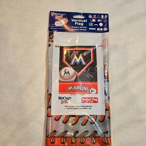 WinCraft MLB Miami Marlins Baseball Vertical Flag Banner 27"x37"